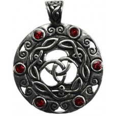 Celtic Knot with Stones amulet