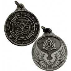 Raziel talisman silver color