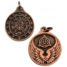 Tetagrammation talisman copper color