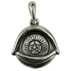 All Seeing Eye Pentagram amulet