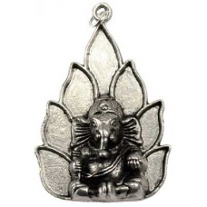 Ganesh on Lotus amulet