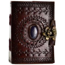 Stone Eye leather blank book w/ latch