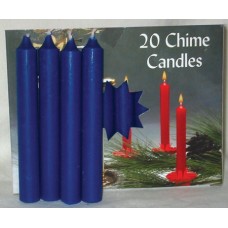 Dark Blue Chime Candle 20 pack