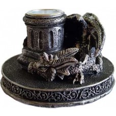 Dragon cone incense burner/ candle holder