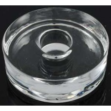 Glass Round Chime Candle Holder