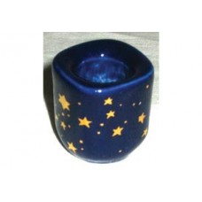 Cobalt Ceramic Starry chime holder