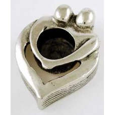 Couples Heart Chime Candle Holder