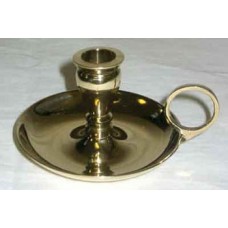 Brass chime candle holder