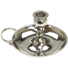 Nickel chime candle holder