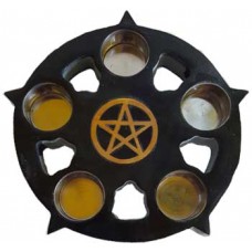 Pentagram 5 tealight holder
