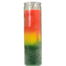 3 Color 7-day Red/ Green/ Yellow jar candle