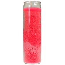 Pink 7-day jar candle