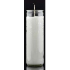 White 7-day jar candle