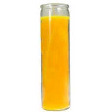 Yellow 7-day jar candle