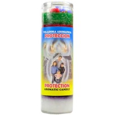 Protection aromatic jar candle