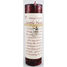 Gentle Healing pillar candle with Ritual Necklace