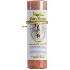 Magic Pillar Candle with Fairy Dust Necklace