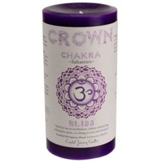 Crown Chakra pillar candle 3