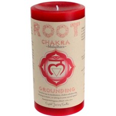 Root Chakra pillar candle 3