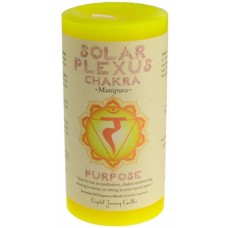 Solar Plexus Chakra pillar candle 3