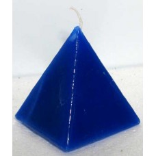 Blue pyramid Jasmine candle