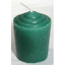 Green 15 hour votive candle