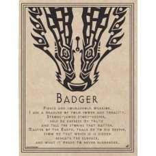 Badger Prayer poster