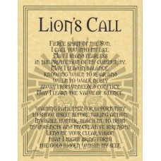 Lion Prayer poster