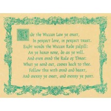 Wiccan Rede (law) poster
