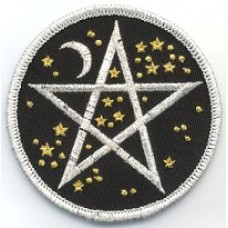 Starry Pentagram iron-on patch 3