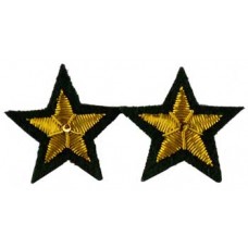 Star sew-on patch Green (set of 2) patch 2