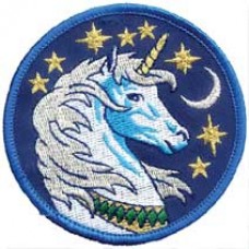 Unicorn iron-on patch 3