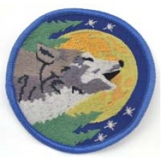 Wolf sew-on patch 3