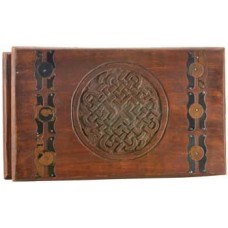 Celtic Knot Wooden Chest