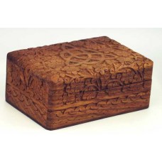 Triquetra Wooden Carved Box