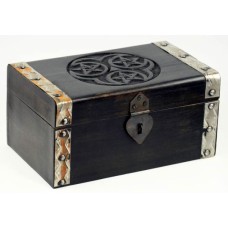 Hecate Triple Pentagram Treasure Chest