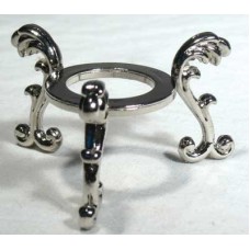 Silver Plated Flower crystal ball stand