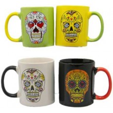 Set of 4 Day Dead Mugs