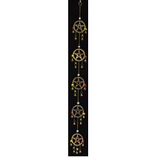 Long Pentagram wind chime 32