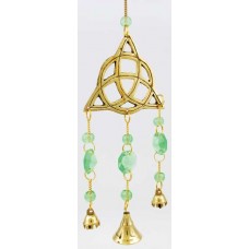 Brass Triquetra wind chime