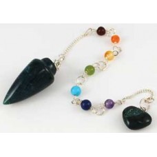 Bloodstone 7 Chakra pendulum