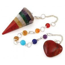 Multi Layer 7 Chakra Gemstone pendulum