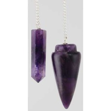 Amethyst/ Amethyst Point pendulum