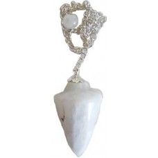 plain Rainbow Moonstone pendulum