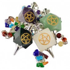 7 Chakra Pentagram pendulum various