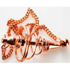 copper plated Brass Spiral pendulum