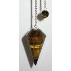 Tiger Iron 6 Faceted pendulum