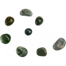 1 lb Moss Agate tumbled stones