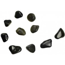 1 lb Obsidian Golden Sheen tumbled stones