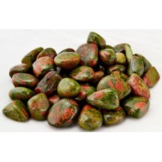 1 lb Unakite tumbled stones